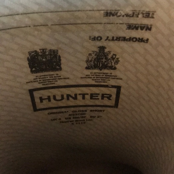 Hunter Rain Boots ! - Picture 4 of 5